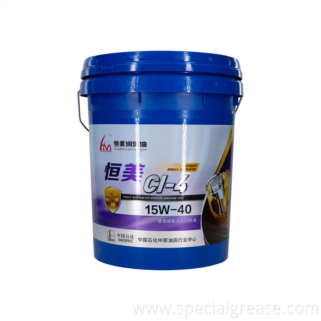 Quality Assurance Lubricants for Hengmei 15W-40 Fully Synthetic Diesel Engine Oil
